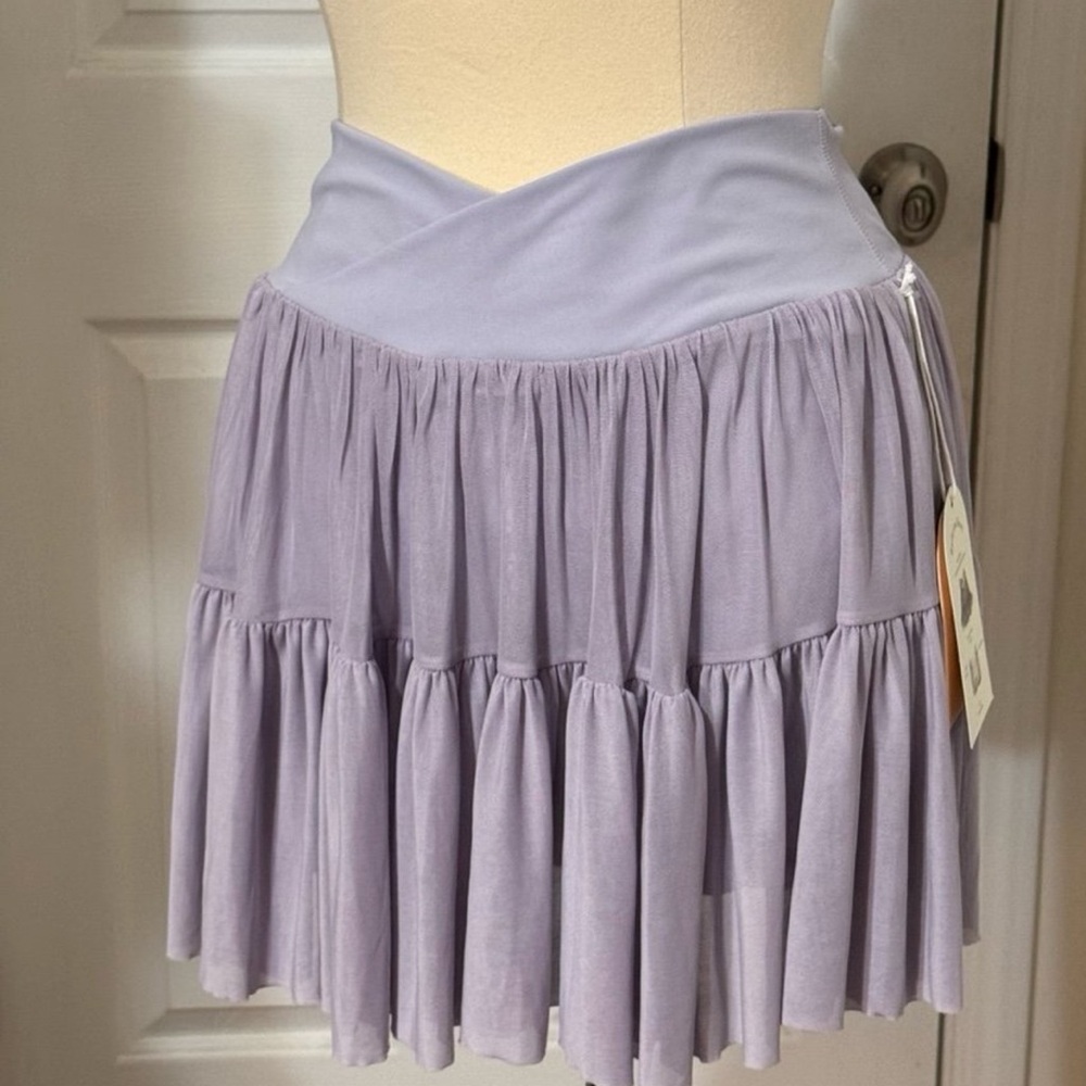 Purple Midi Wrap Skirt for Casual Resort Wear
